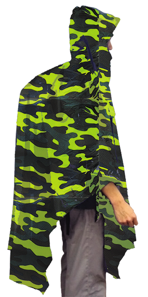 Jr Gear Poncho Unisex Panço Yağmurluk-KAMUFLAJ