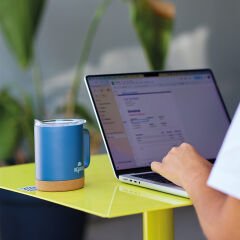 Igloo Cork Mug 350ml-MAVİ