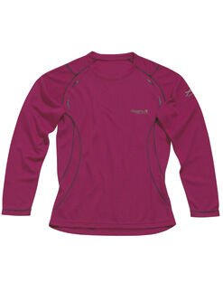 Regatta Base T-Shirt  L/S Kadın Uzun Kollu Üst İçlik-PEMBE