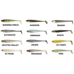 Daiwa Duck Fin 9cm Burning Perch Silikon Yem