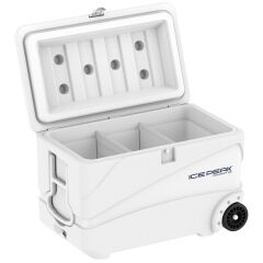 IcePeak CoolCraft 80 Tekerlekli Buzluk 75.2 Litre-BEYAZ
