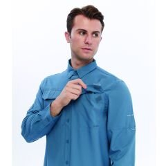 FreeCamp Novella Erkek Gömlek-MAVİ