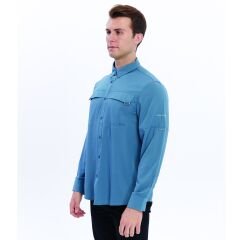 FreeCamp Novella Erkek Gömlek-MAVİ