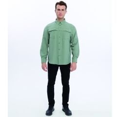 FreeCamp Novella Erkek Gömlek-YEŞİL