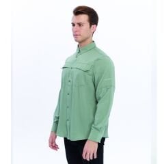 FreeCamp Novella Erkek Gömlek-YEŞİL