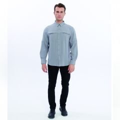 FreeCamp Novella Erkek Gömlek-GRİ
