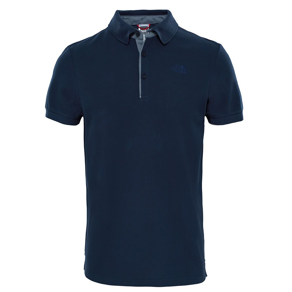 The North Face M Premium Polo Piquet Erkek T-Shirt-LACİVERT