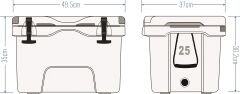Icepeak Aden Plus Buzluk 25 Litre