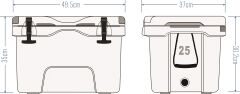 Icepeak Aden Plus Buzluk 25 Litre