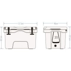 Icepeak Aden Buzluk 35 Litre