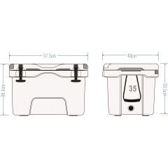 Icepeak Aden Plus Buzluk 35 Litre
