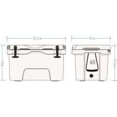 Icepeak Aden Buzluk 45 Litre