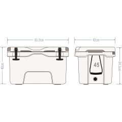 Icepeak Aden Buzluk 45 Litre