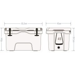 IcePeak Aden Plus Buzluk 45 Litre