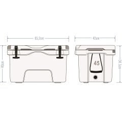 IcePeak Aden Plus Buzluk 45 Litre