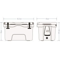 IcePeak Aden Plus Buzluk 45 Litre