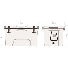 Icepeak Aden Plus Buzluk 65 Litre