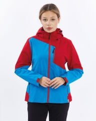 Mapamyumco Windbreaker Kadın Ceket-MAVİ-KIRMIZI