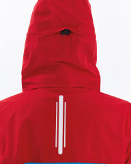 Mapamyumco Windbreaker Kadın Ceket-MAVİ-KIRMIZI