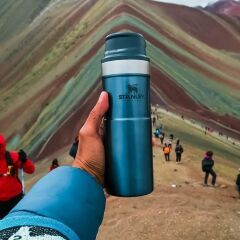 Stanley Klasik Trigger-Action Seyahat Bardağı 0.47L Mavi