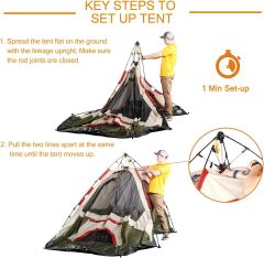 QuickUp DomeHike 6 Kişilik Otomatik Çadır