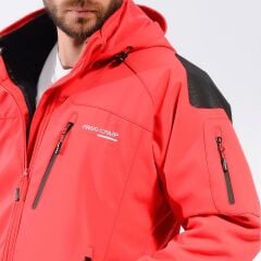 FreeCamp 3in1 Softshell Erkek Ceket-KIRMIZI
