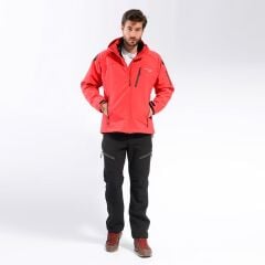 FreeCamp 3in1 Softshell Erkek Ceket-KIRMIZI