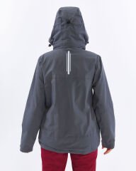 Mapamyumco Windbreaker Kadın Ceket-FÜME