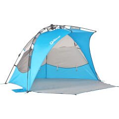 QuickUP Otomatik Plaj Çadırı-MAVİ