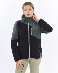 Mapamyumco Windbreaker Kadın Ceket-FÜME-SİYAH
