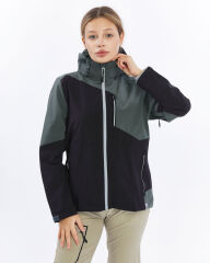 Mapamyumco Windbreaker Kadın Ceket-FÜME-SİYAH