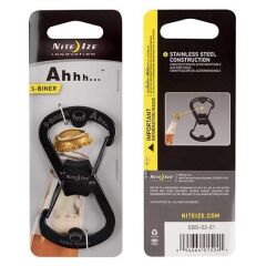 Nite Ize S-Biner Ahhh-Siyah