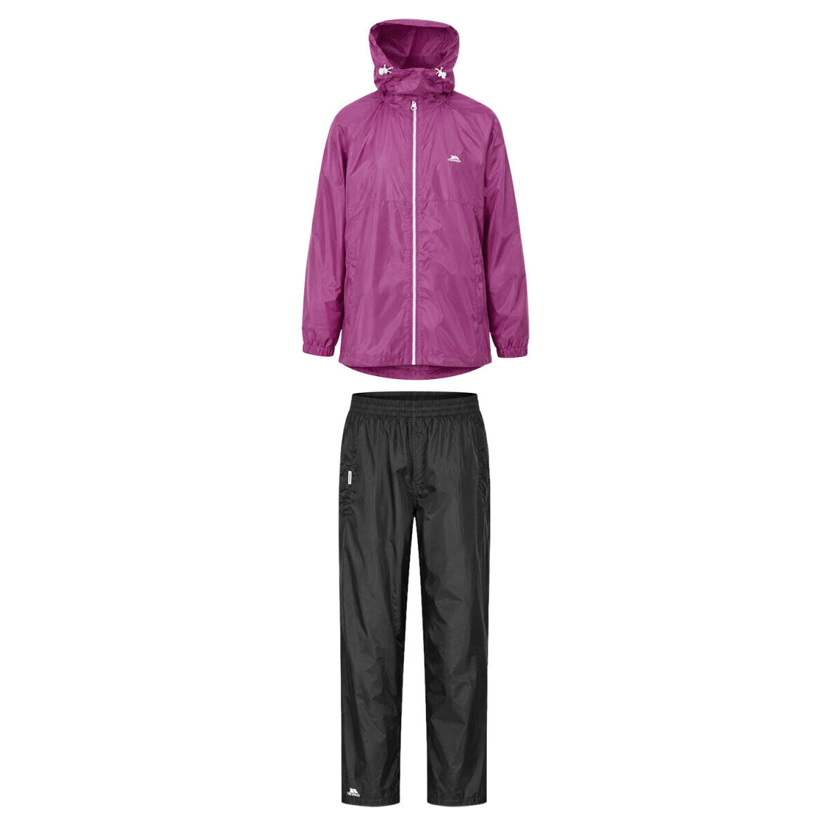 A&C Packway Unisex Alt Üst Takım Rüzgarlık-MOR-SİYAH