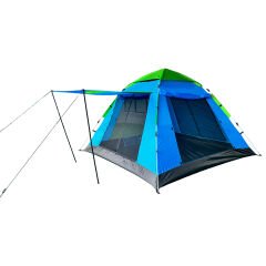 FreeCamp Inventor 4 Kişilik Otomatik Çadır-MAVİ-YEŞİL