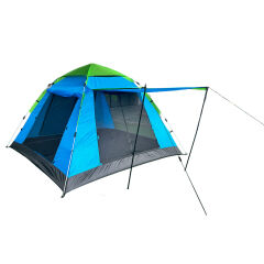 FreeCamp Inventor 4 Kişilik Otomatik Çadır-MAVİ-YEŞİL