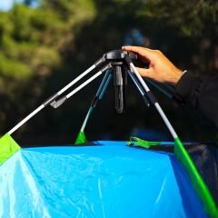 FreeCamp Inventor 4 Kişilik Otomatik Çadır-MAVİ-YEŞİL