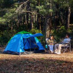 FreeCamp Inventor 4 Kişilik Otomatik Çadır-MAVİ-YEŞİL