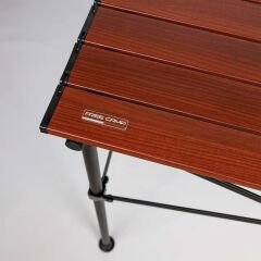 FreeCamp 8830-H3-C Katlanır Masa-KAHVERENGİ