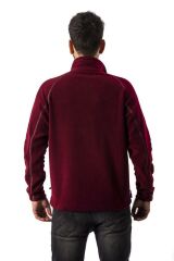Freecamp Fleece Tam Fermuarlı Erkek Polar Bordo