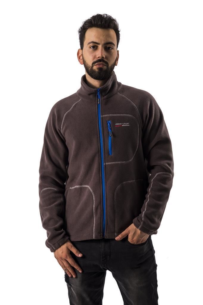 Freecamp Fleece Tam Fermuarlı Erkek Polar Antrasit