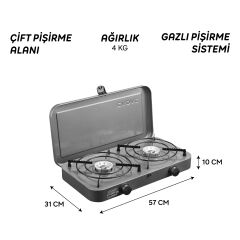Cadac 2-Cook 2 Classic Stove Mangal