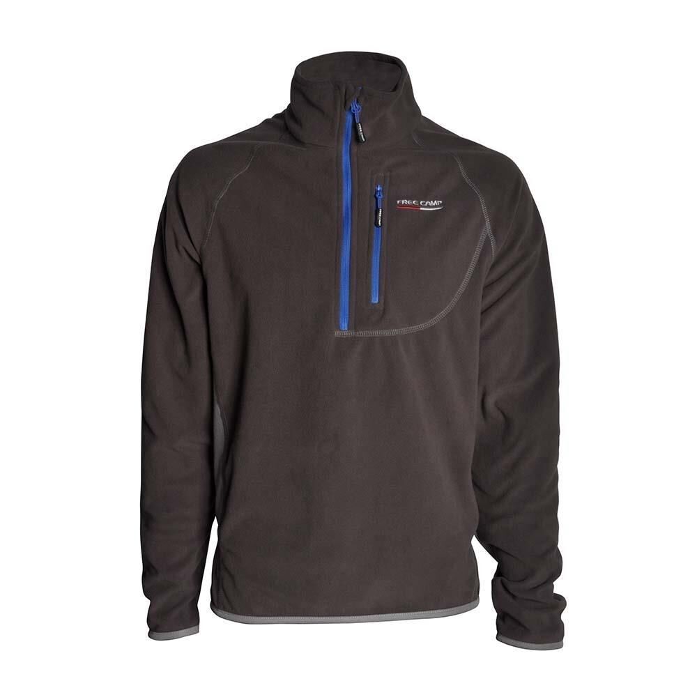 Freecamp Fleece Yarım Fermuar Erkek Polar S - ANTRASİT