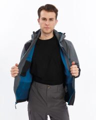 Mapamyumco Windbreaker Erkek Ceket-FÜME-SİYAH