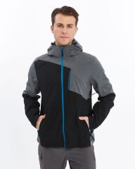 Mapamyumco Windbreaker Erkek Ceket-FÜME-SİYAH