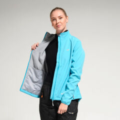 A&C Kadın Softshell Ceket-TURKUAZ