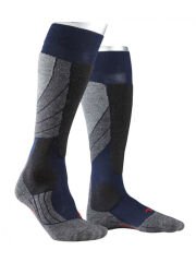 Falke SK2 Yün Erkek Kayak Çorabı-LACİVERT