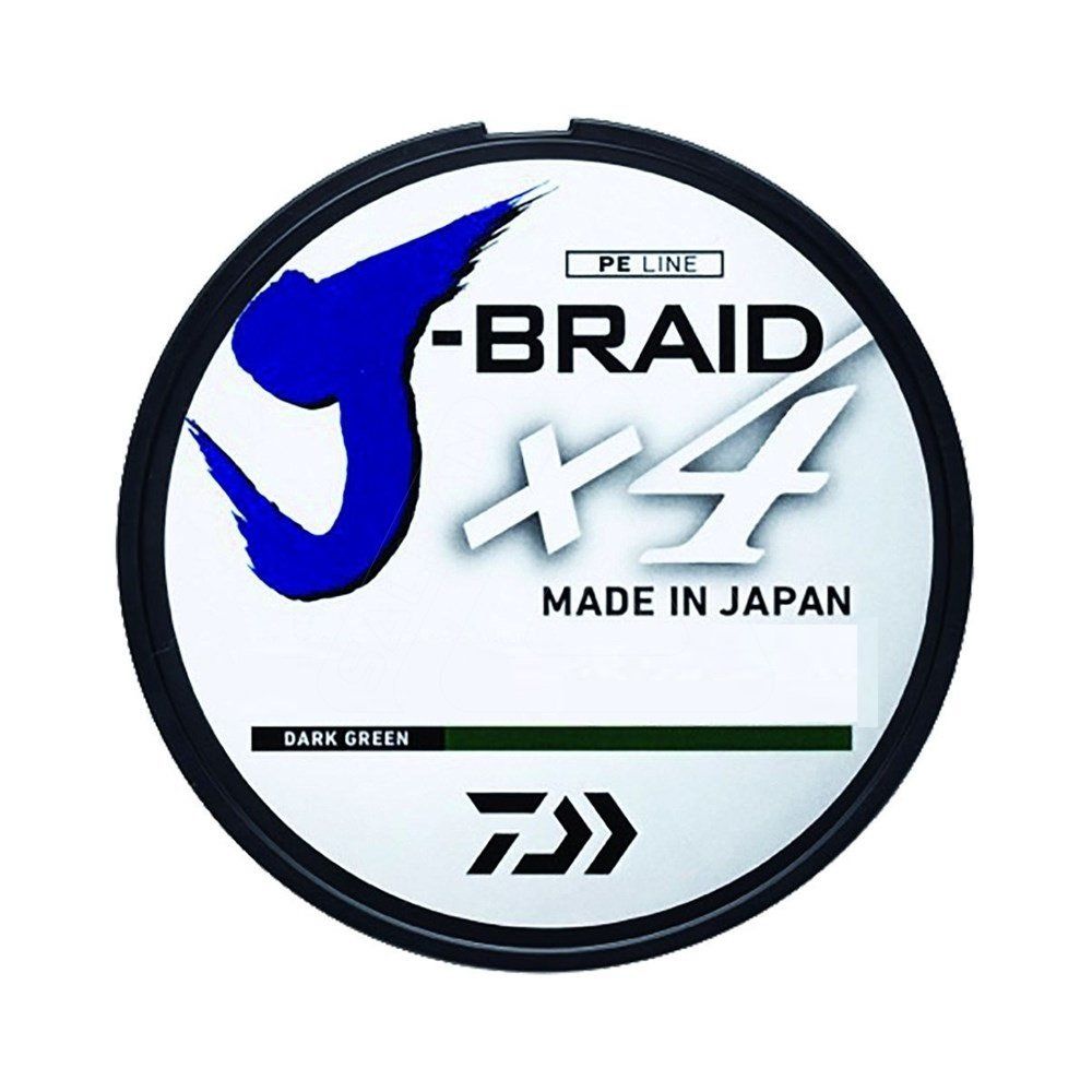 Daiwa J-Braid 4PE 0.21mm 12.4kg 270m Koyu Yeşil Olta İp Misinası