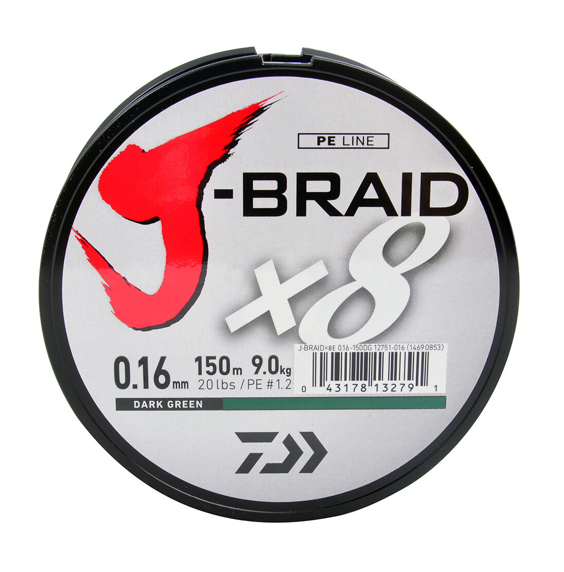 Daiwa J-Braid 8B 150m 0.16mm Örgü ve İp Misina