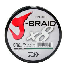 Daiwa J-Braid 8B 150m 0.16mm Örgü ve İp Misina