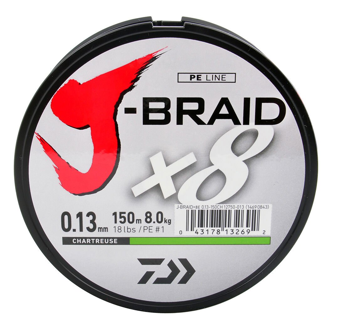Daiwa J-Braid 8PE 0.08mm 8kg 150m Sarı Olta İp Misinası